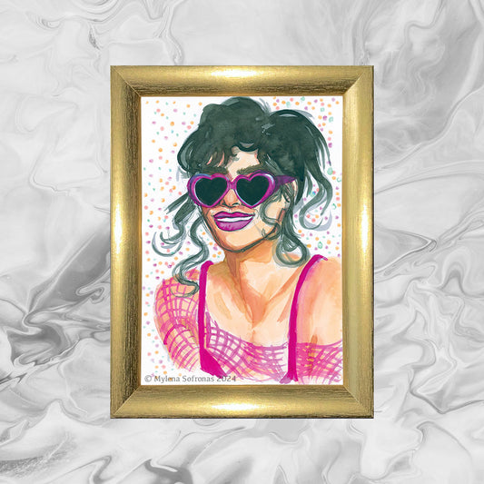 Pink summer vibes - Art print (wall art)