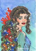 Portrait of a sea goddess (Art print)