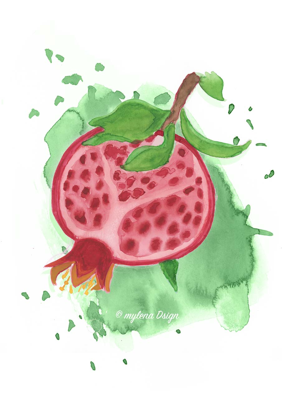 Pomegranate (Art print)